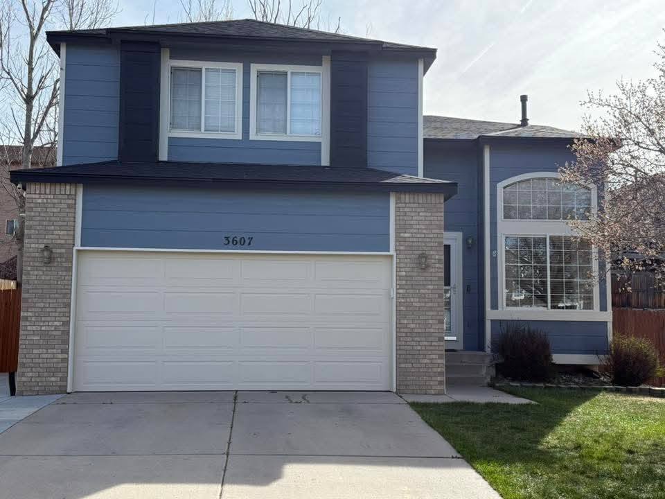 Finished two-story home exterior repaint